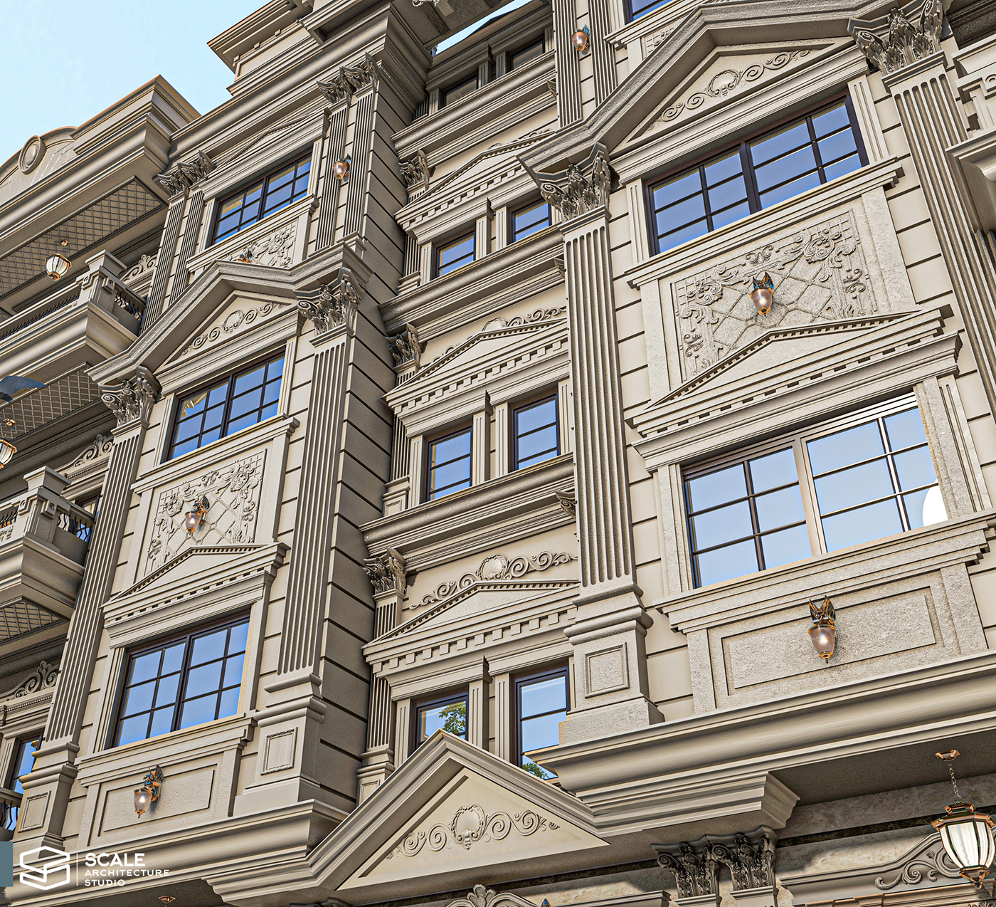 classic buliding facade design-2
