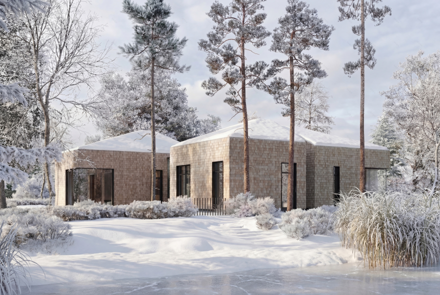 伏尔加河畔的五屋顶之家丨俄罗斯特维尔丨未明确提及设计公司,仅列出团队成员-38