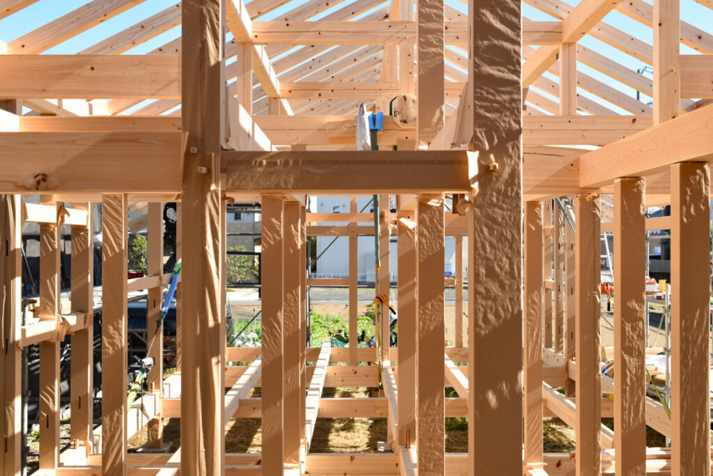 根の上の石場建て８　建前丨水野设计室-67