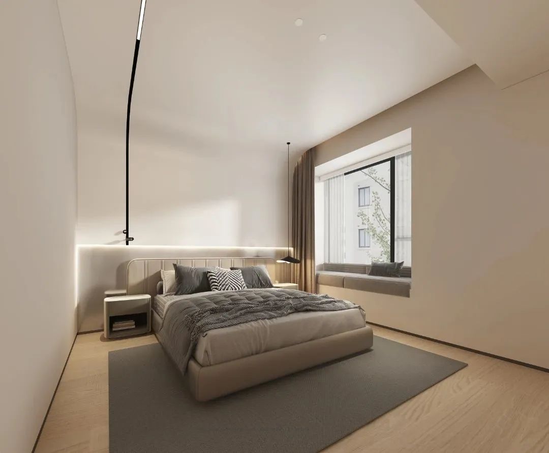 奶油色调的温馨家居设计丨TODD 杜特设计-21