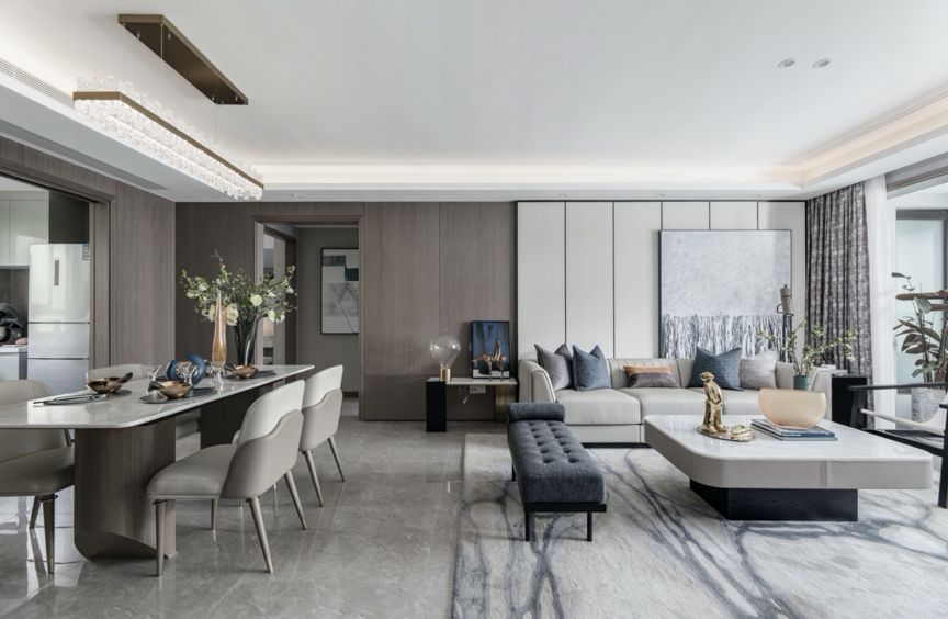 金地·悦城大境样板间 | 现代风格，艺术与生活的完美结合-37