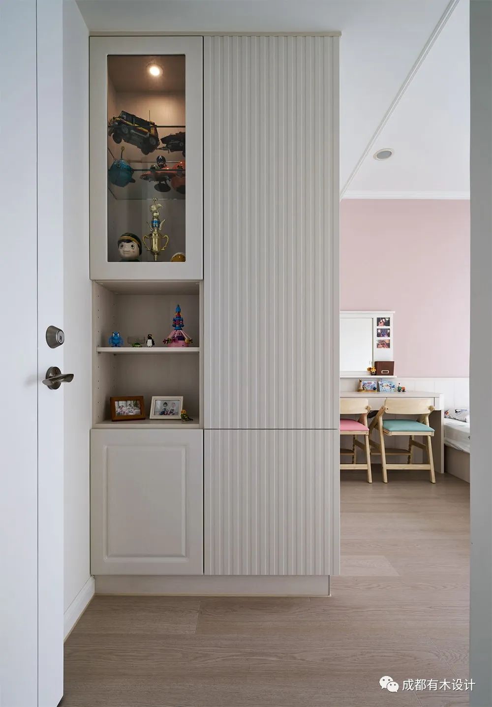 现代乡村风淡紫铃兰花色家邸设计丨欧德-28