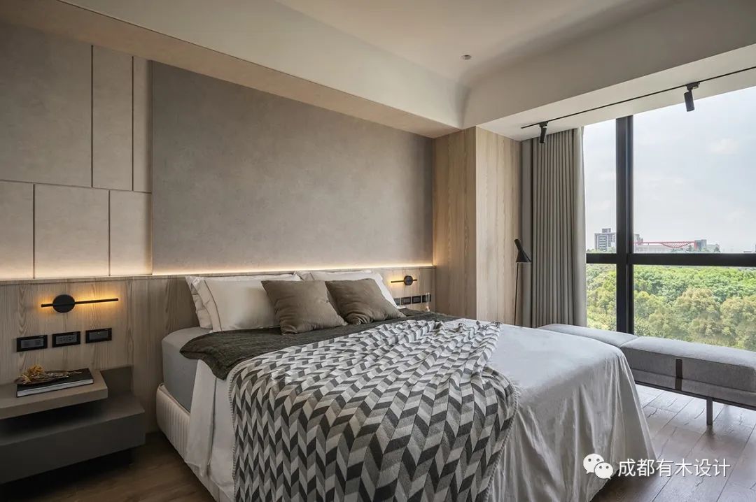 窗光下的回字动线质感宅丨六木-45