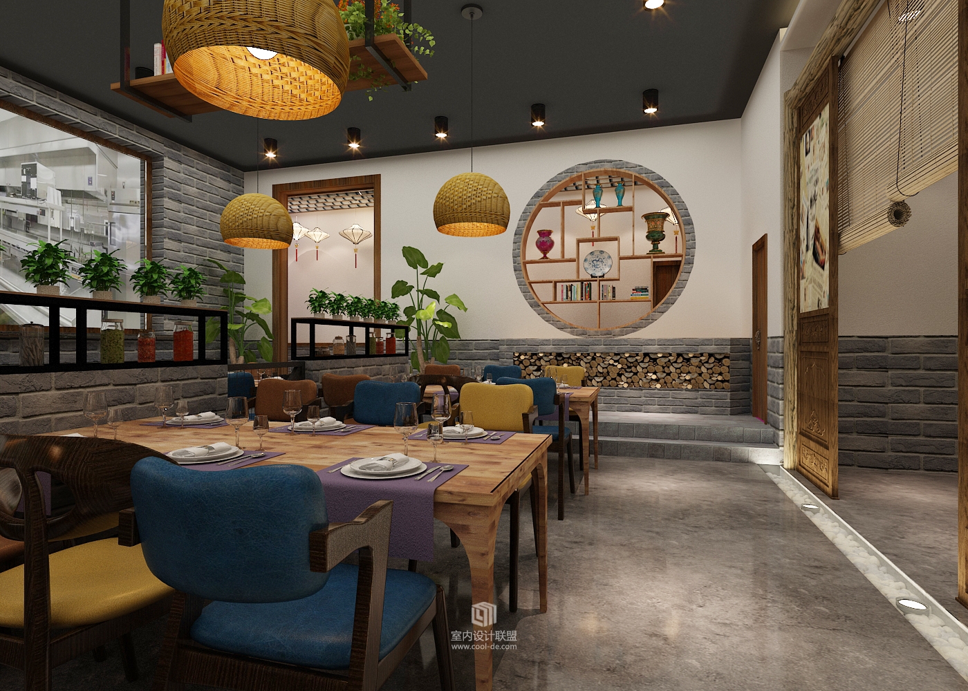 2012版本，中式农家院，带门头-4