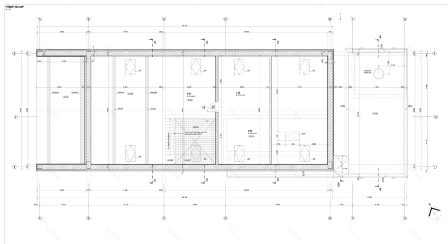 带有工作室的房子丨Slovak丨Monmar ateliér-39