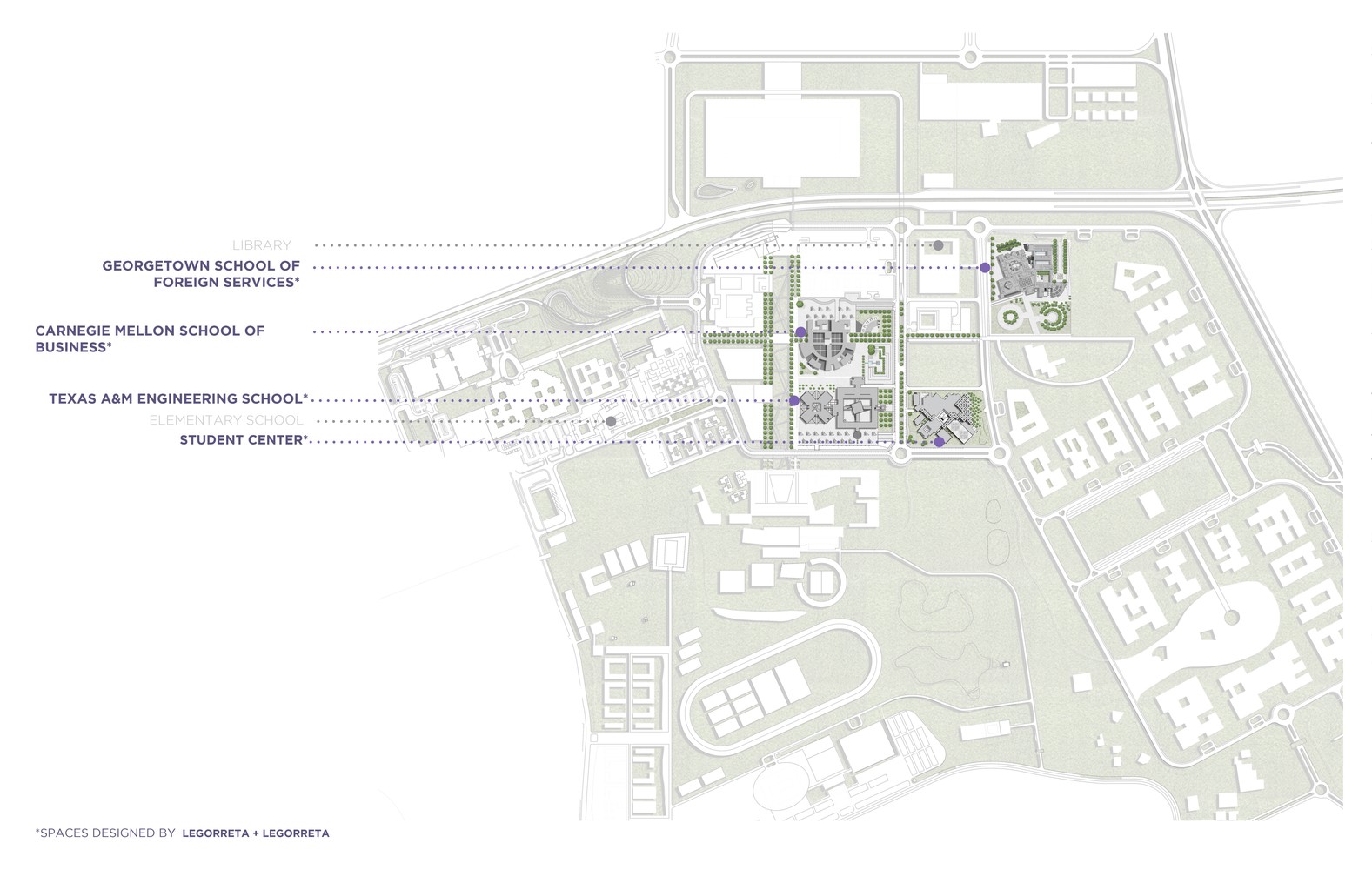 LEGORRETA 的卡塔尔乔治敦大学设计-30