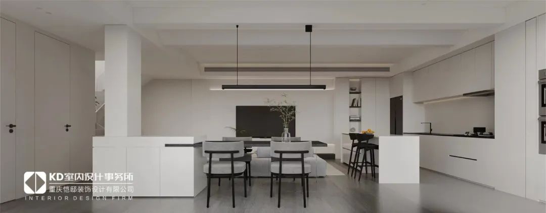 重庆茶园现代极简家居丨中国重庆丨KD 室内设计事务所-38