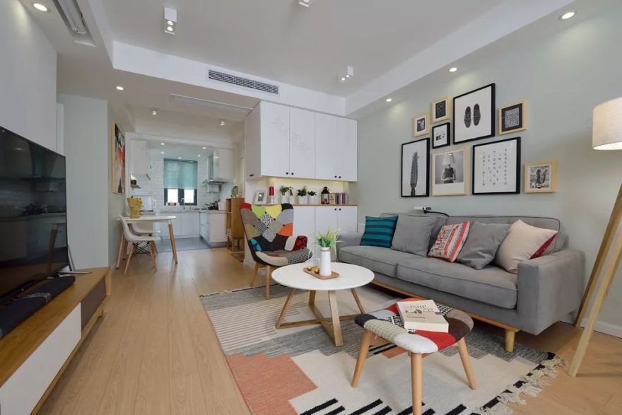 北欧风小户型,自然优雅生活空间-13