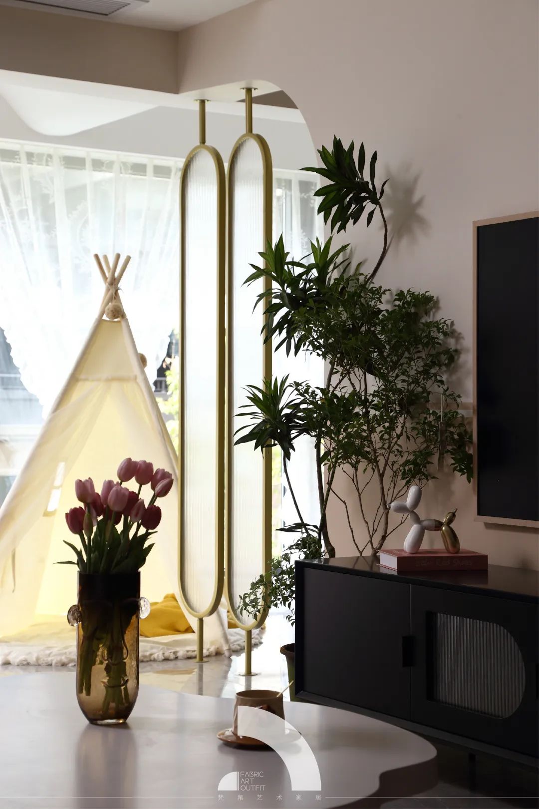 梵帛艺术「焦糖可可」糖果色中古风家居设计-8