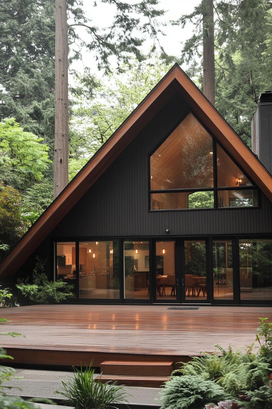 26座Aframe风格自然爱好者小屋丨BuildGreenNewHomes-21