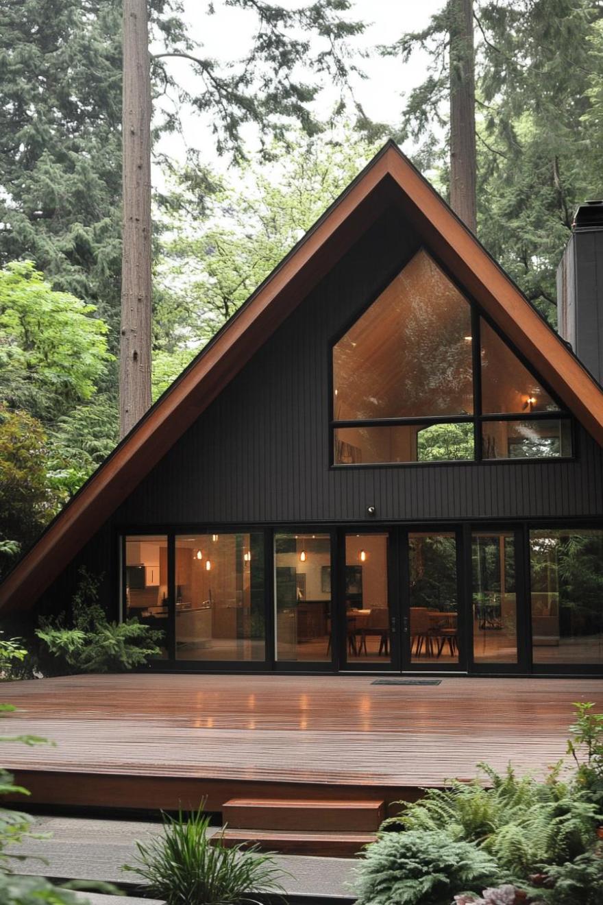 26座Aframe风格自然爱好者小屋丨BuildGreenNewHomes-21