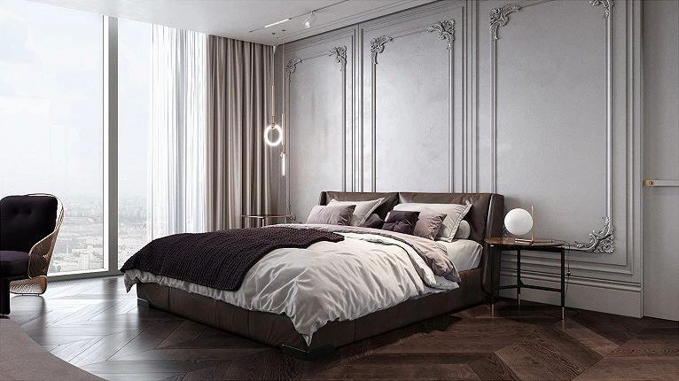 现代简约轻奢风格 | 混搭元素打造高级感大宅-25