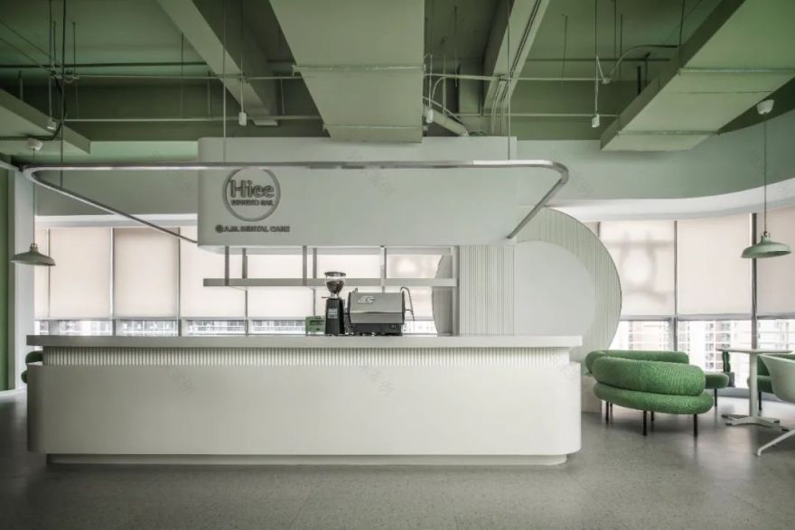 艾萌齿科 · 绿色与白色的年轻创意空间丨中国成都丨SpaceGZ,关筑空间-30