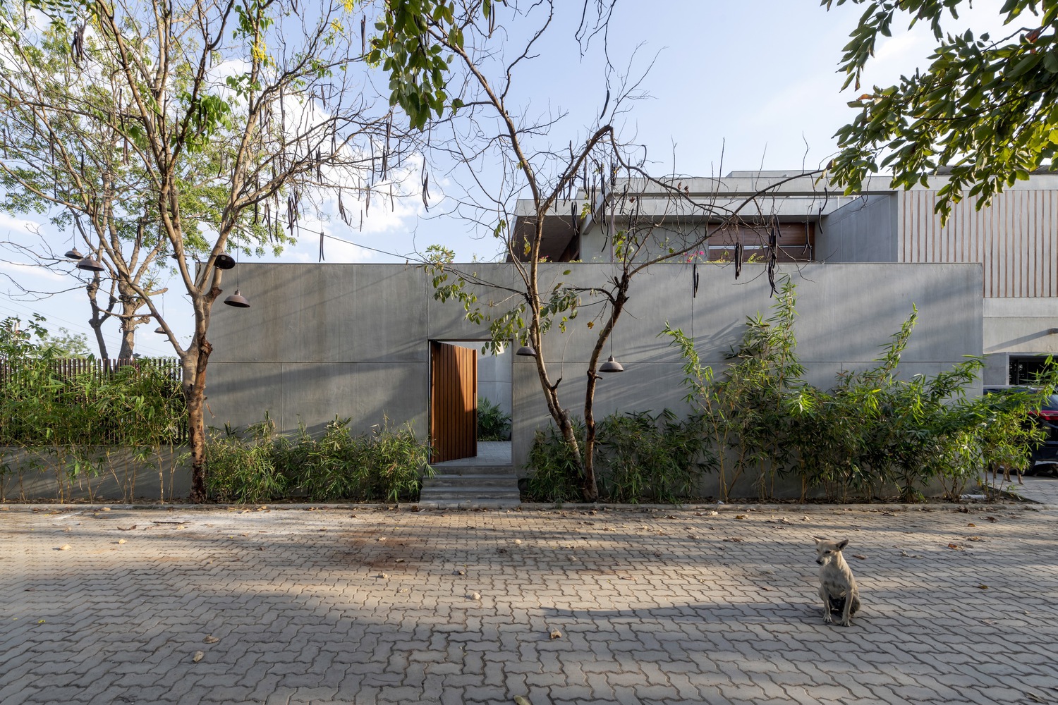 赞比亚 Monolithic House 中央庭院别墅设计-1