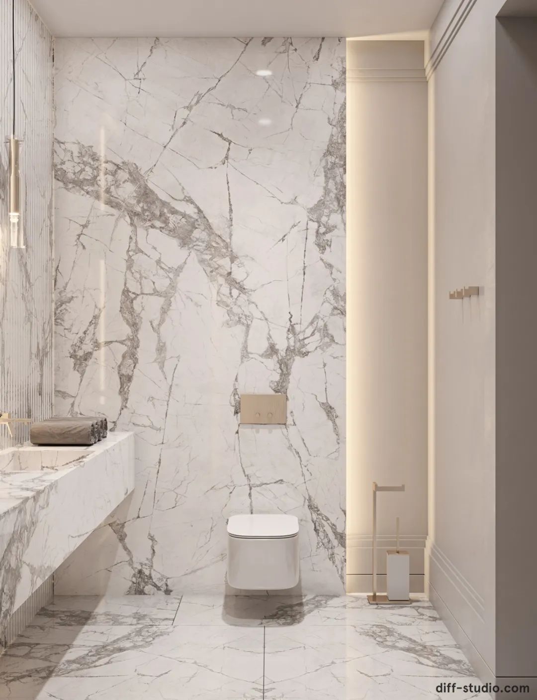 乌克兰基辅 1600㎡新古典奢华大宅丨Diff.Studio-37