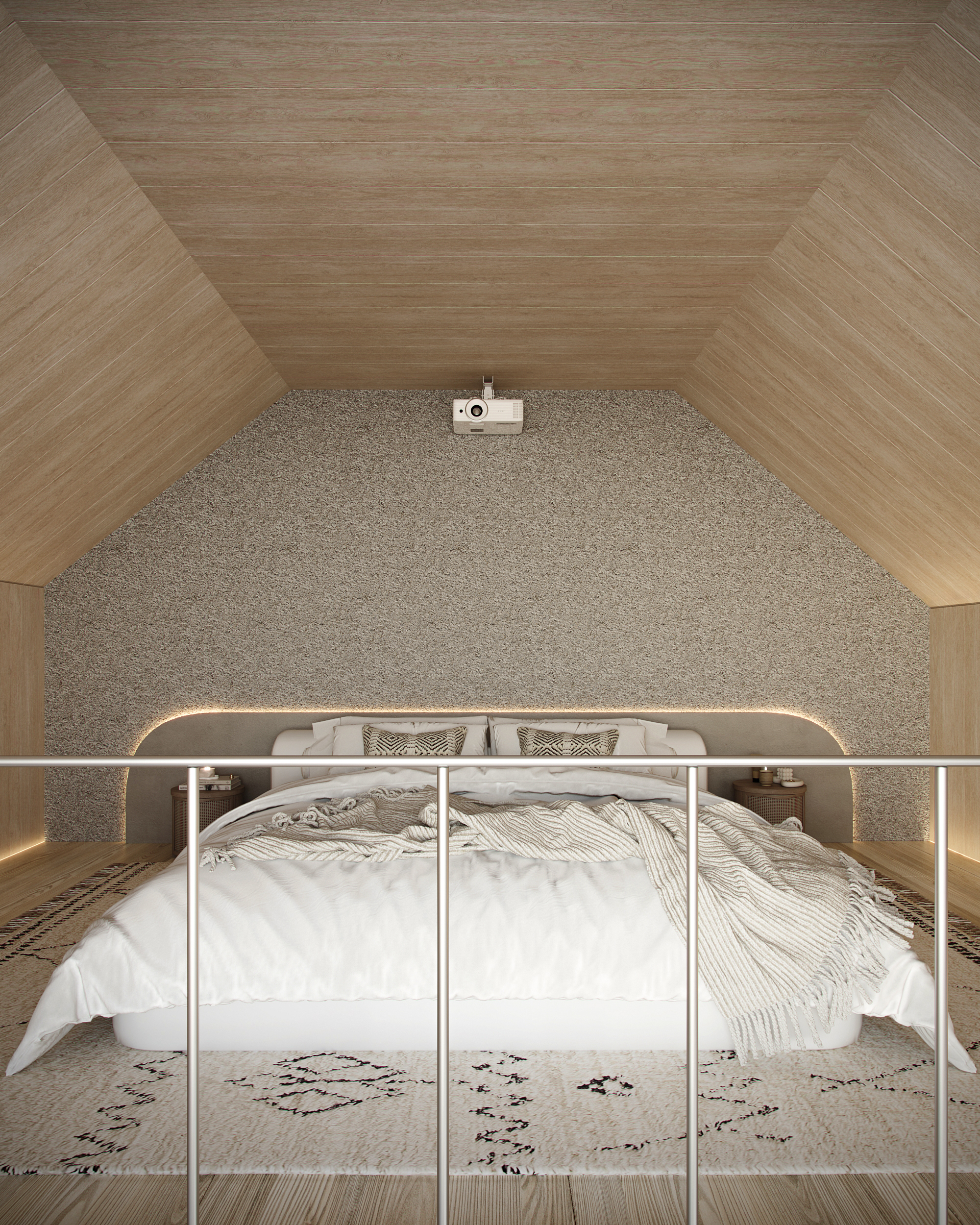 喀尔巴阡山脉中的现代谷仓式房屋丨乌克兰-6