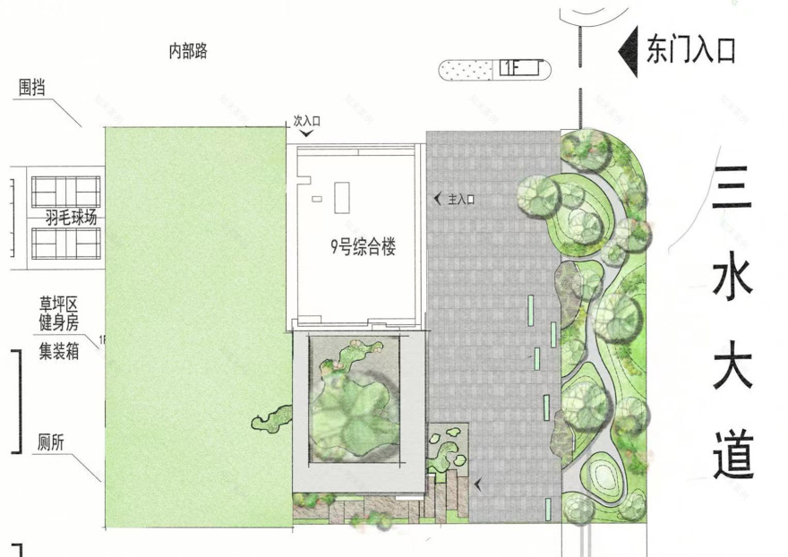 宝华智造产业园丨中国佛山丨成都无囿景观设计有限公司,佛山至岸园林-54