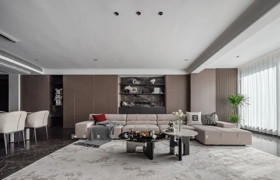 244㎡现代意式大宅丨住美全案&浅白设计-39