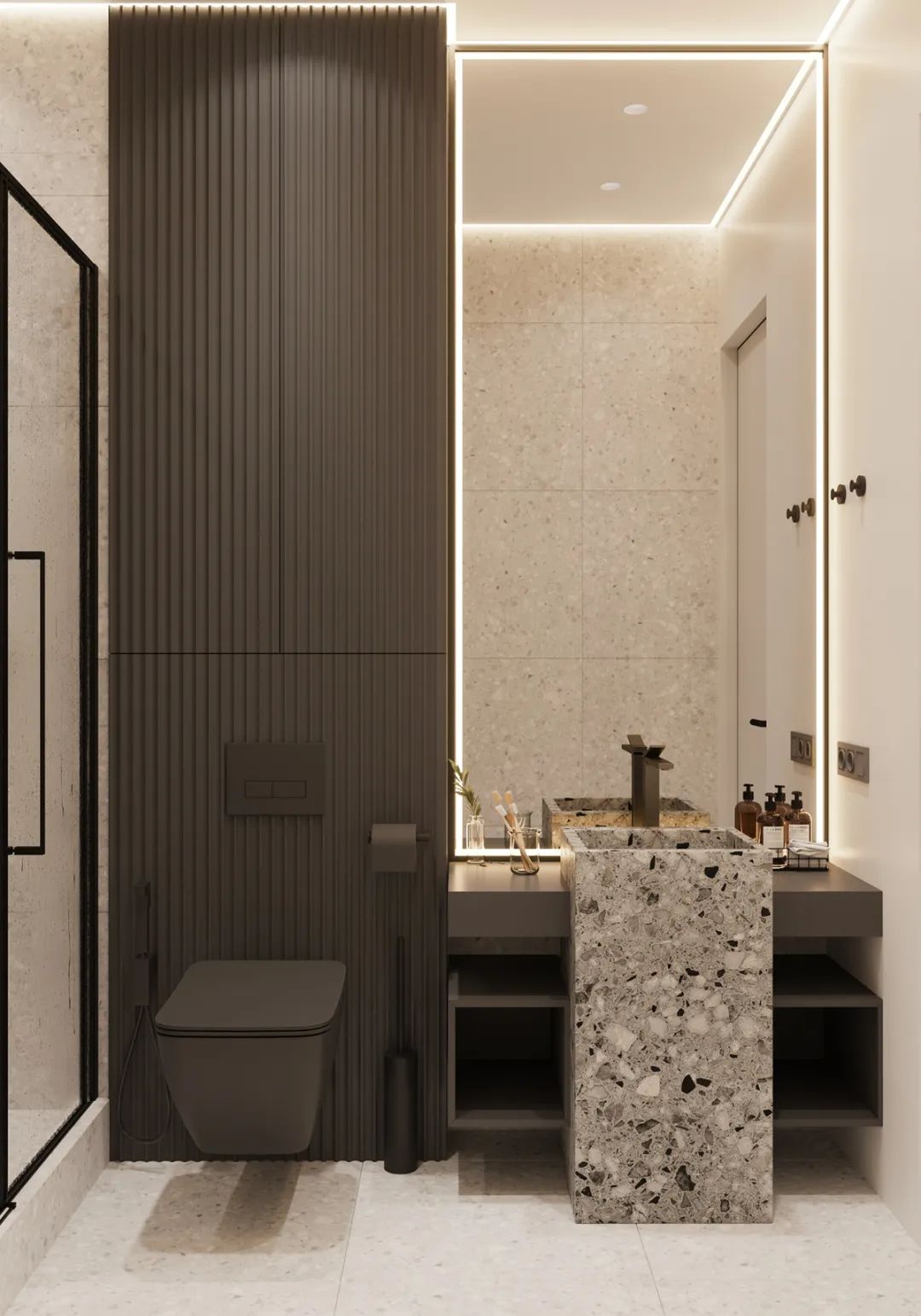 现代简约轻奢住宅丨BODES Studio-22