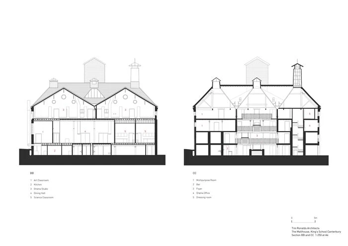 The Malthouse 改造项目丨英国丨Tim Ronalds Architects-16