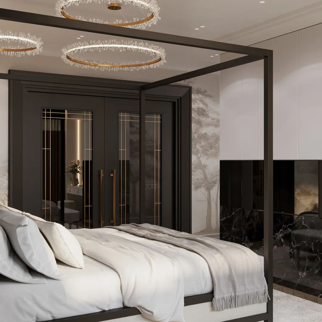 俄罗斯莫斯科 192·4㎡私人豪宅设计丨Julia Design-101