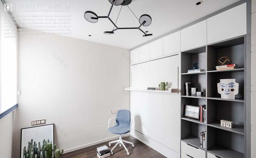 北欧风格清新家居设计案例-20