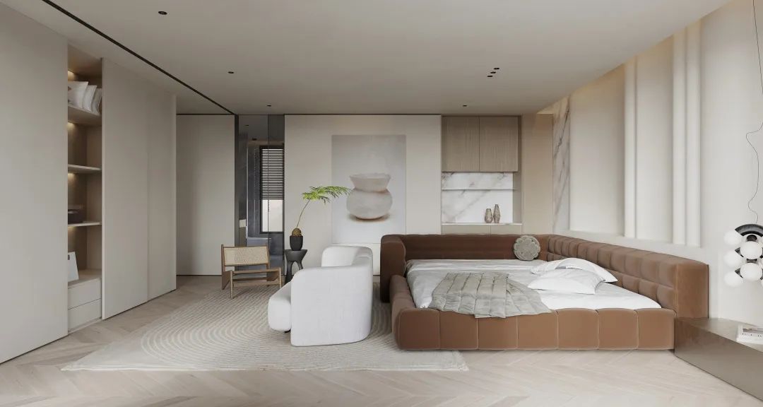 侘寂现代风 · 回归自然的城市住宅设计丨红柏设计-45