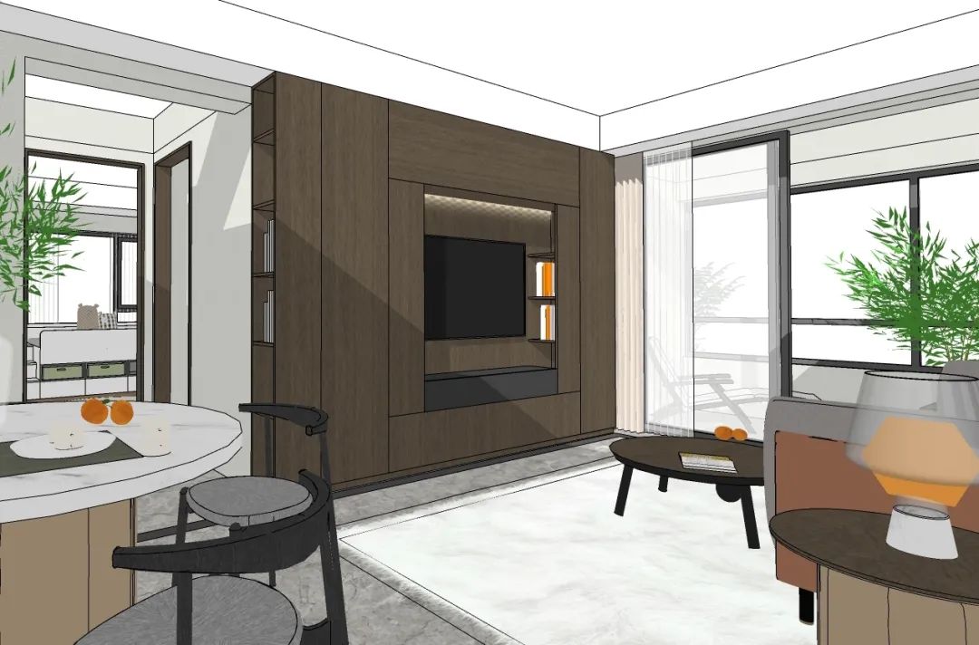 83m²精装房定制柜设计，功能完善的“家”-43