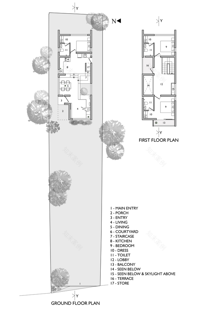 印度窄砖别墅丨Srijit Srinivas  ARCHITECTS-43