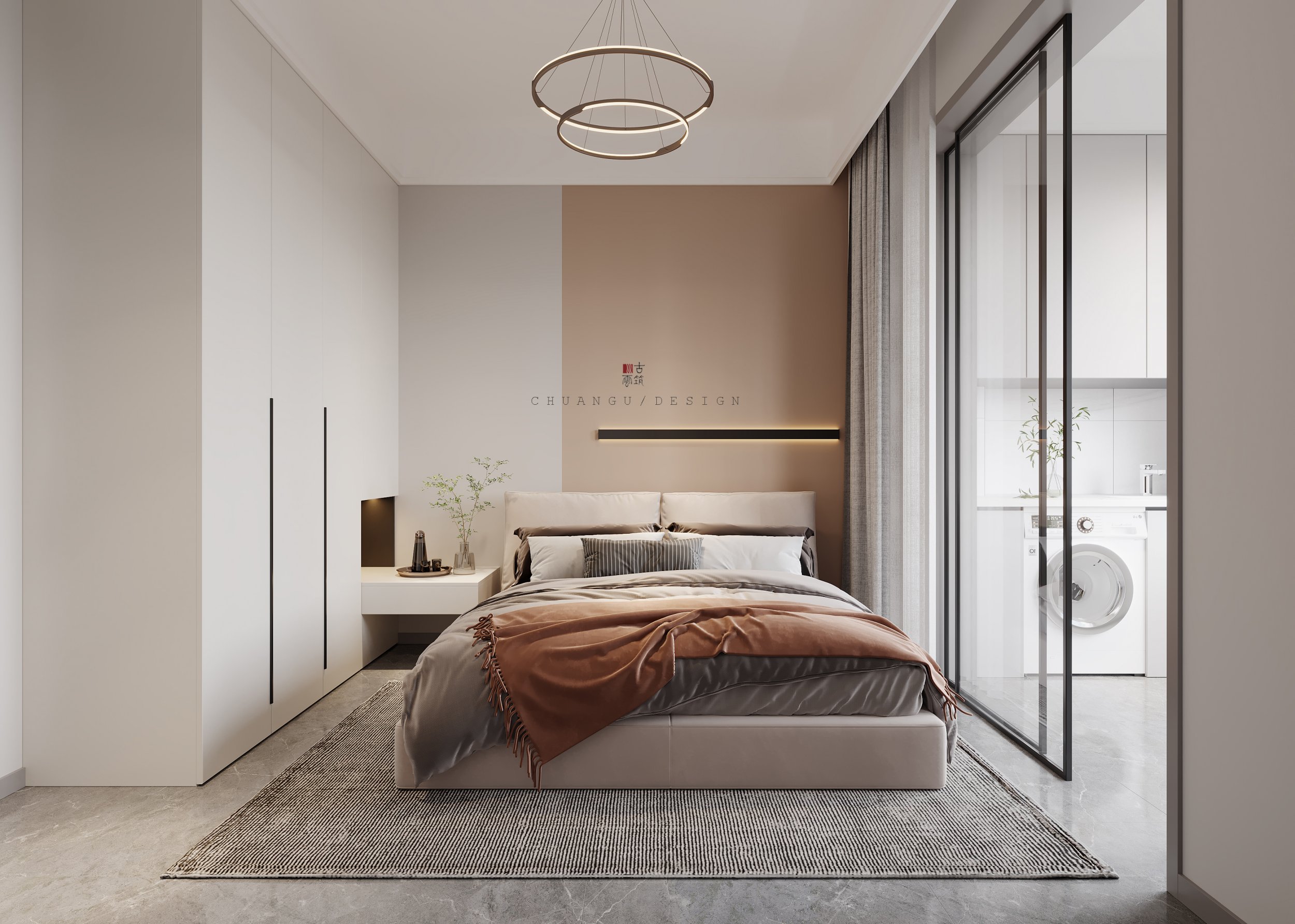 川古云筑丨145 复式现代无主灯案例作品丨中国郑州丨川古云筑空间设计-22