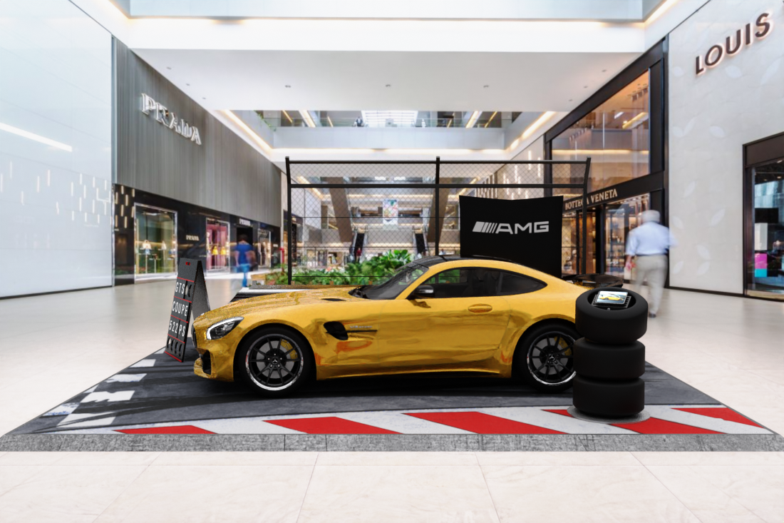 Mercedes Benz AMG Car Stand-9