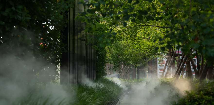 郑州永威城·观澜庭 | 公园社区中的生态景观设计-35