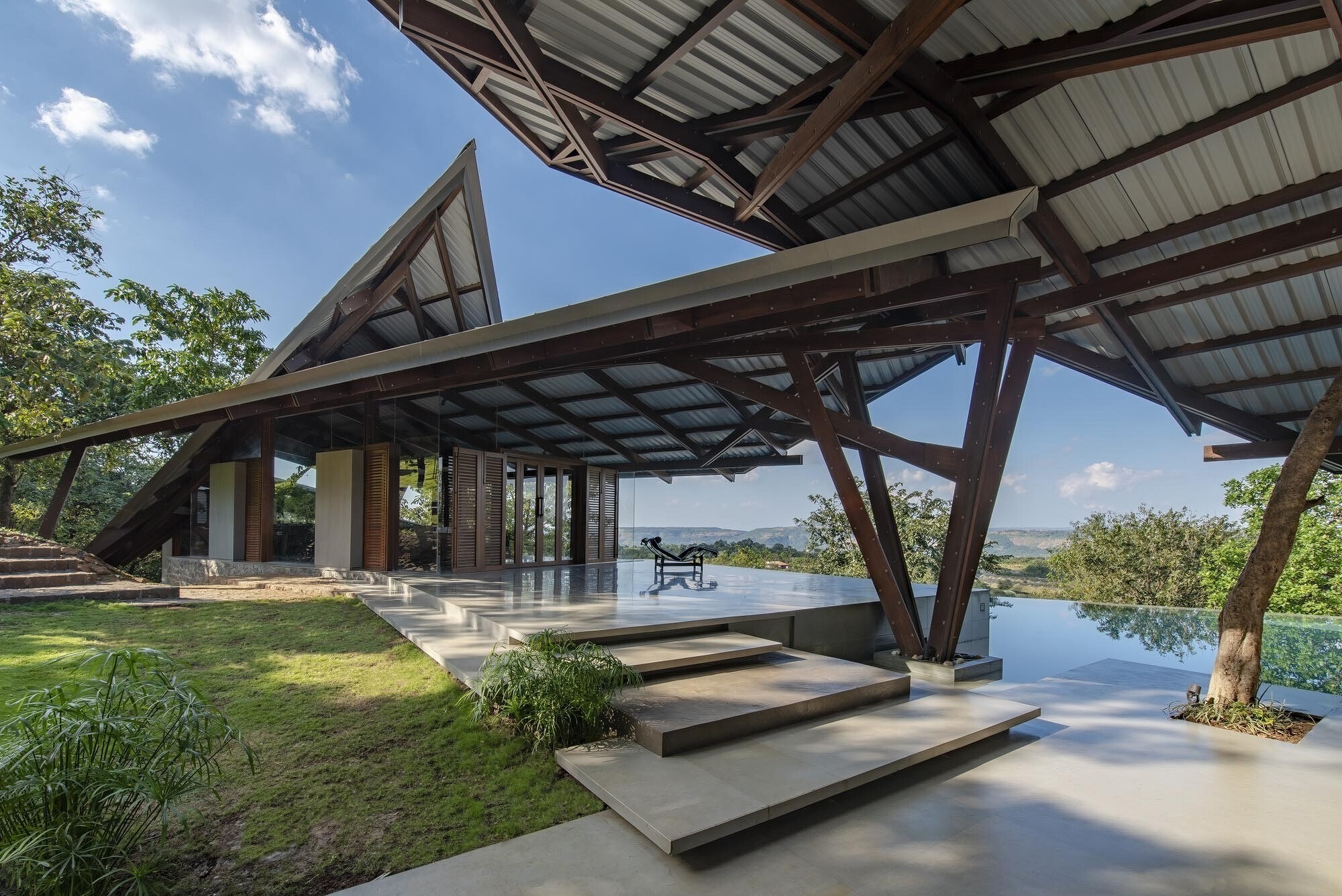 侧面阳台屋丨印度丨Malik Architecture-29