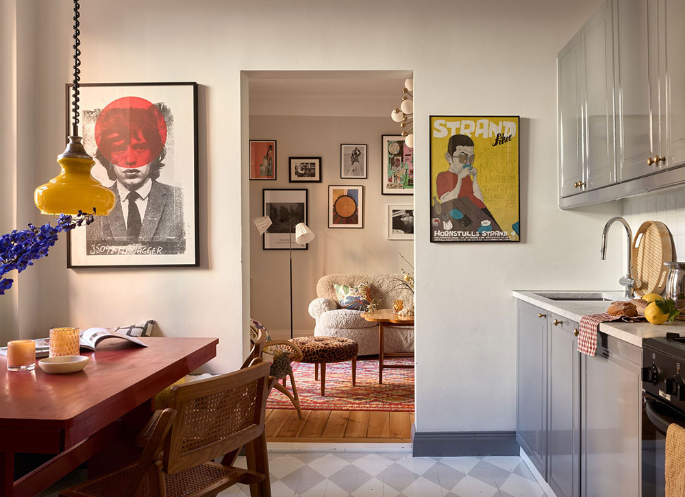 温馨舒适的斯德哥尔摩公寓设计-12