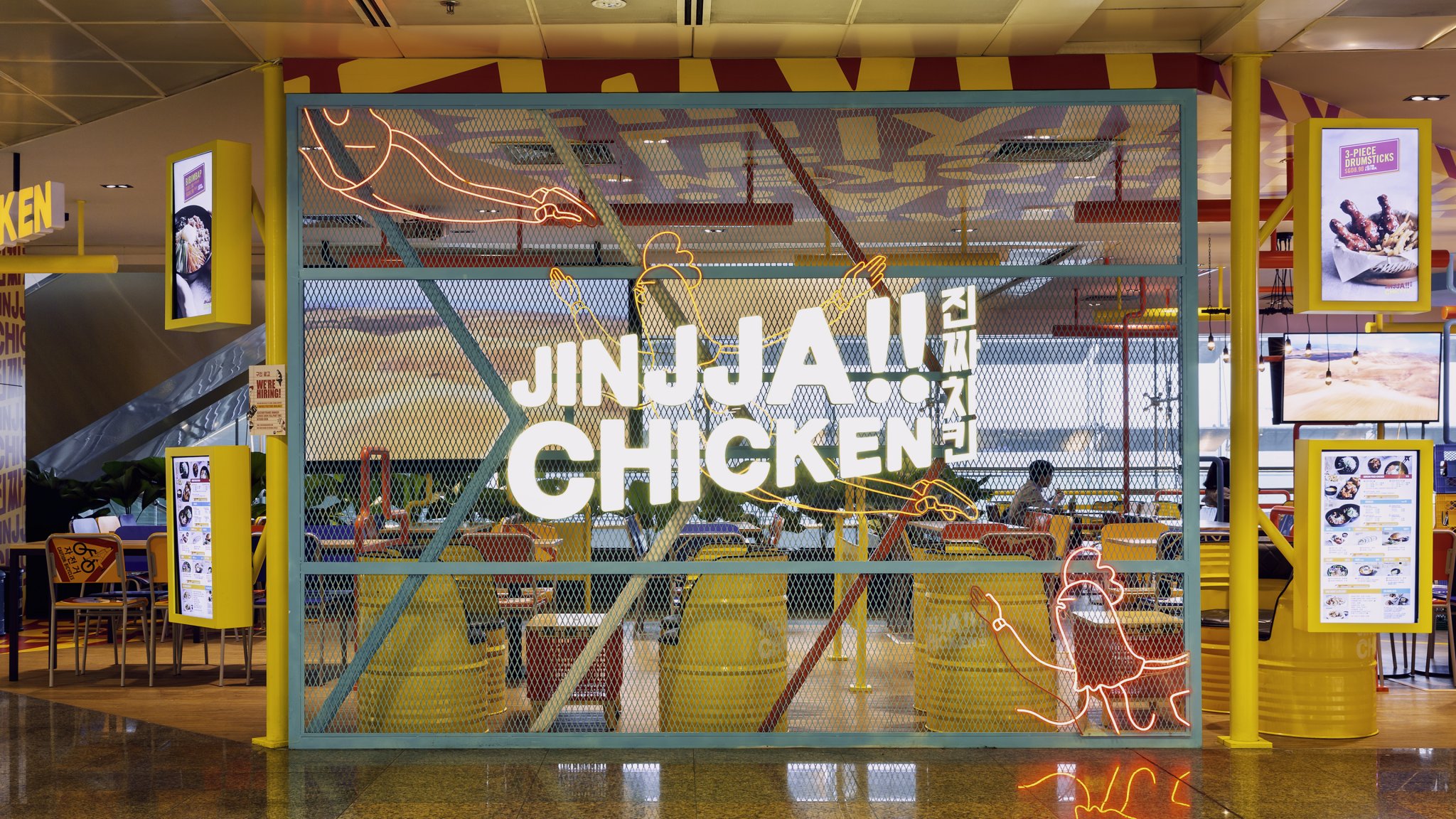 Jinjja Chicken 昌 i 机场店设计丨新加坡丨Bravo-4