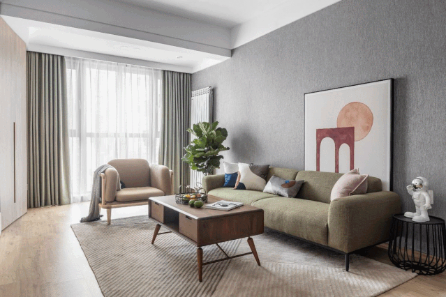 30 岁 IT 男打造 128㎡现代艺术之家，简洁有质感-4