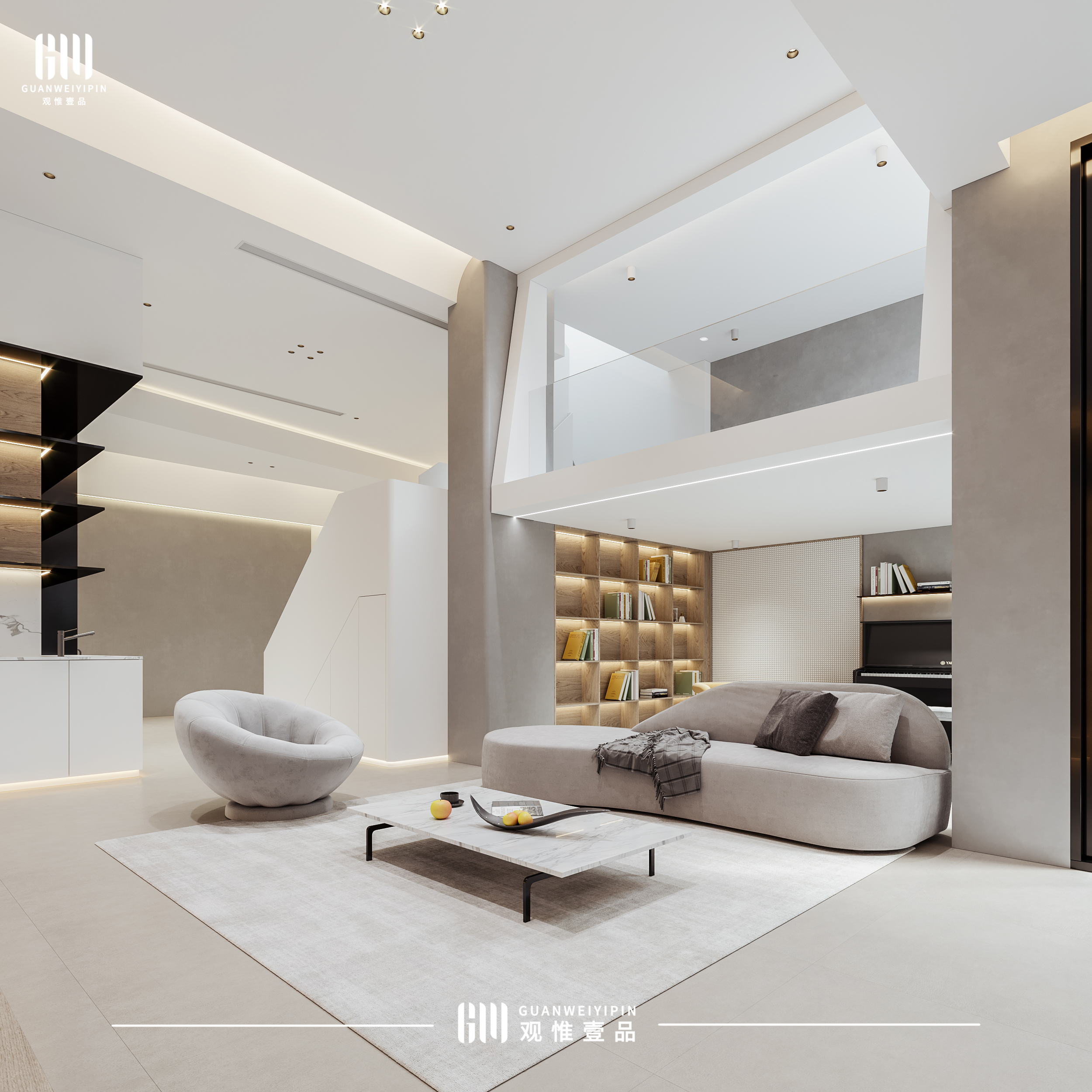 现代平层设计丨奶昔呀-12