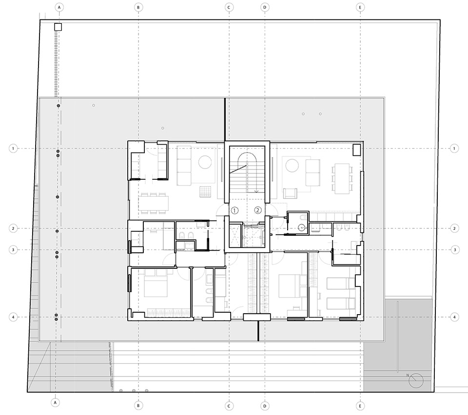 De Amicis 154号公寓楼丨意大利丨Giovanni Vaccarini Architetti-55