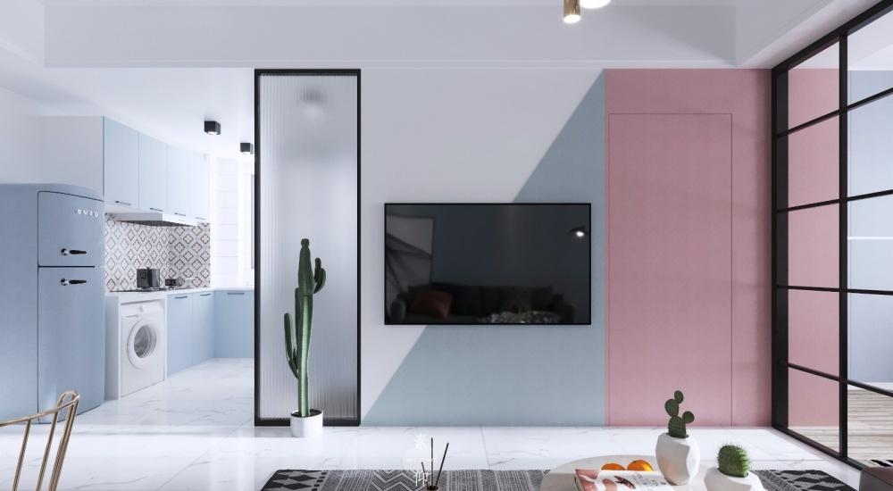 糖果色北欧风,打造清新梦幻家居空间-4