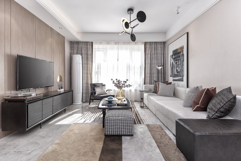 山西太原凤玺湾样板间——当代艺术风格-0