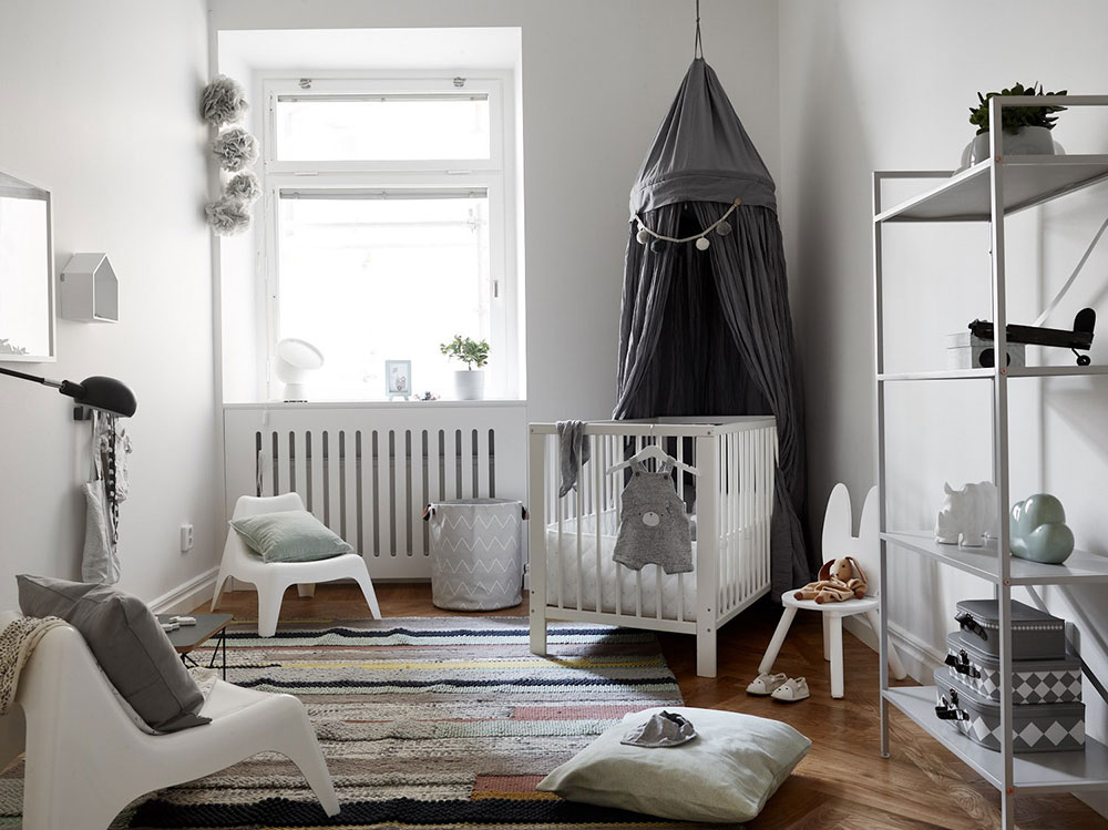 北欧风格公寓的优雅暗调设计-21