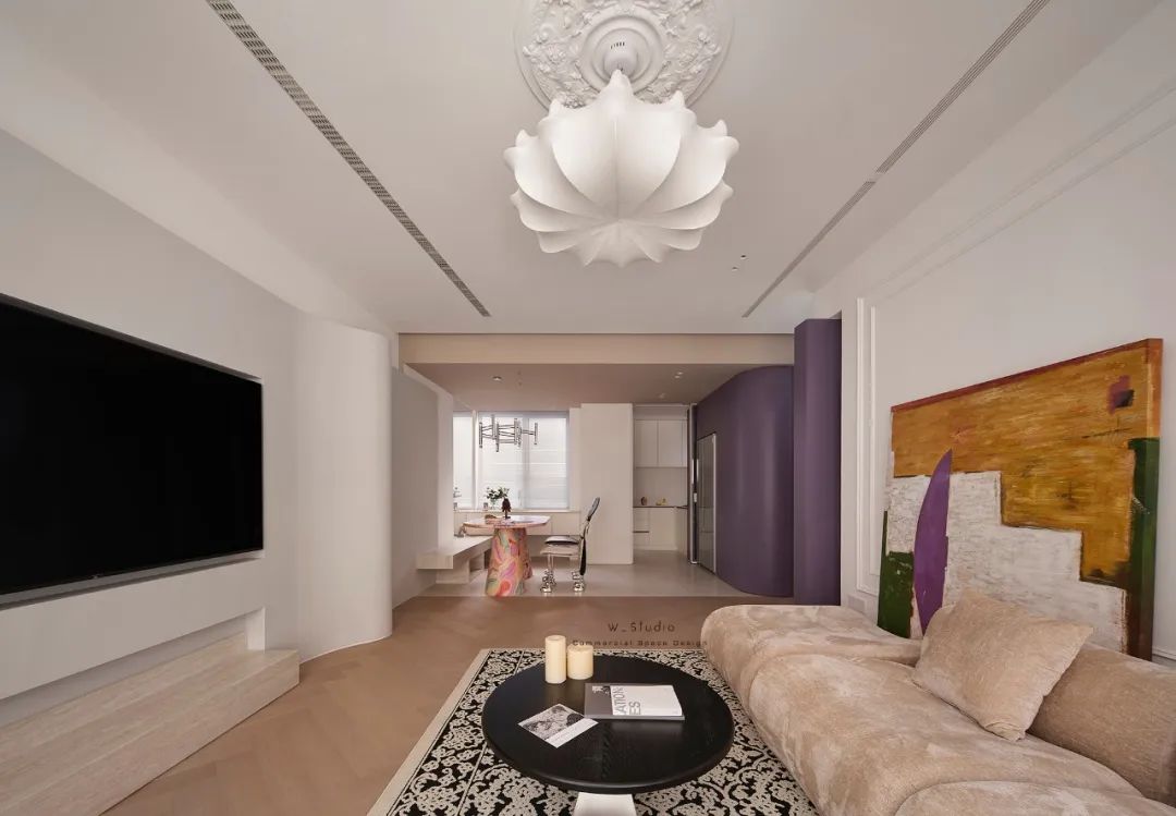 莫奈色彩的现代家居丨无一内建筑设计事务所-19