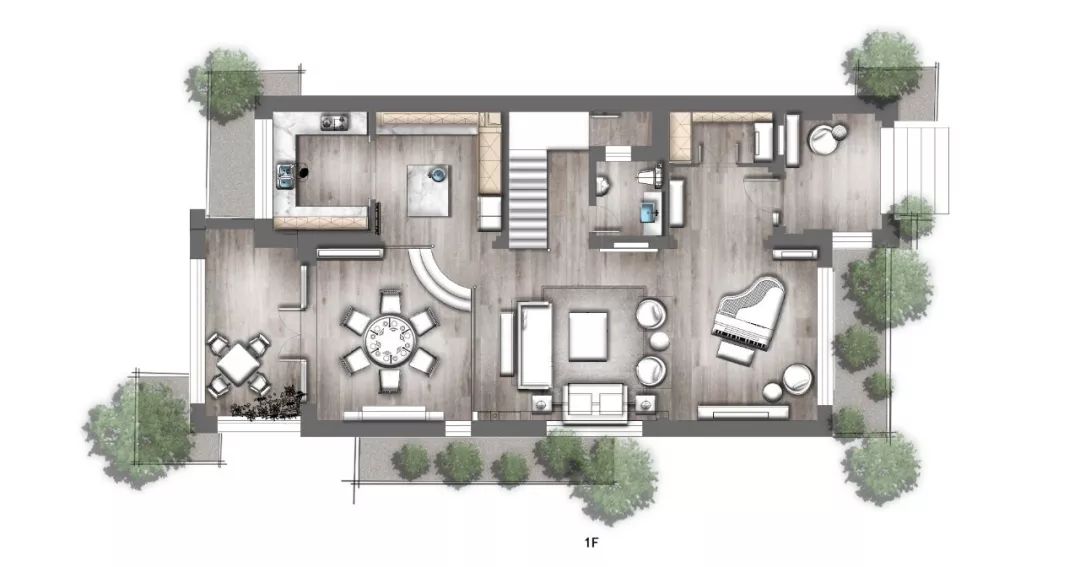 武汉梦湖香郡溪墅,美式庄园风情的家-5