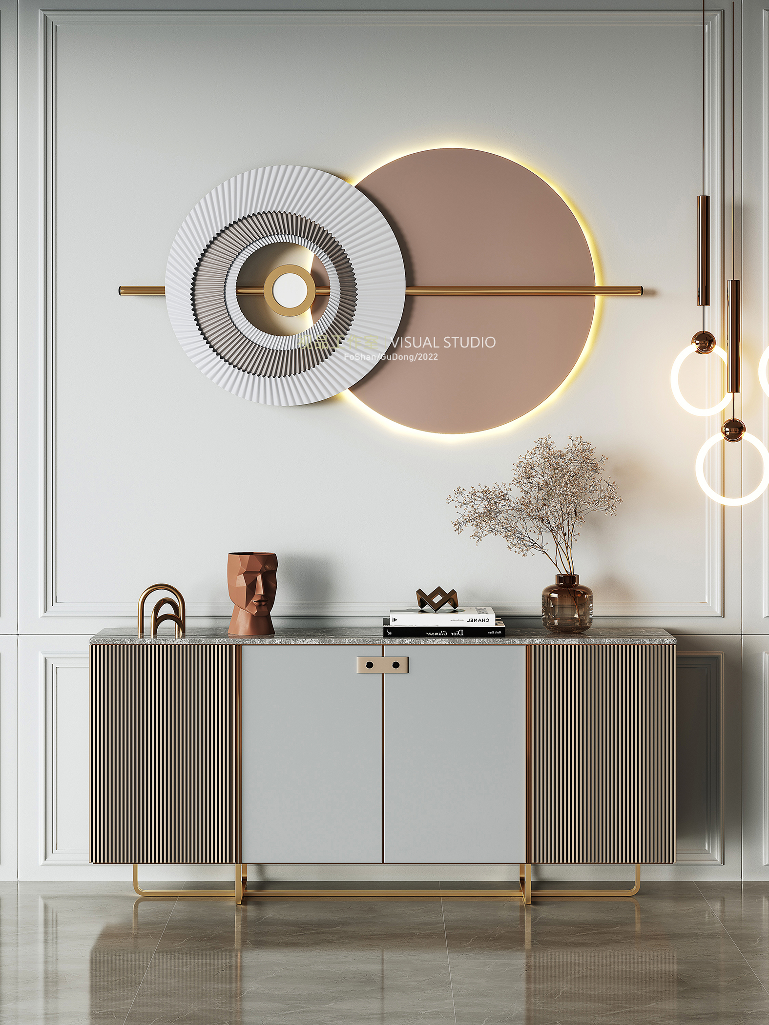 轻奢壁挂饰品效果图-16