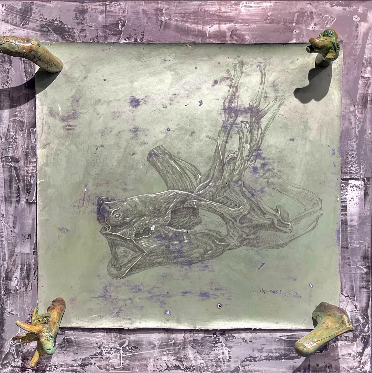 Сказки, мифы и ирония: выставка Гоши Острецова в Москве-4