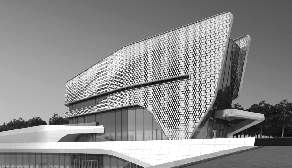 超网红的鳞片铝单板装置，该怎么设计？-19