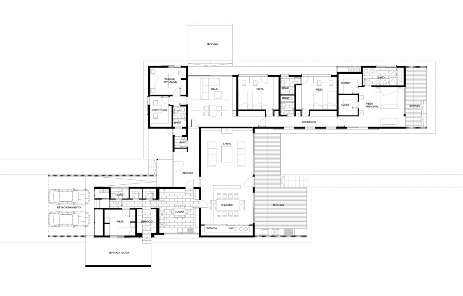 智利TH住宅丨SUN arquitectos-30