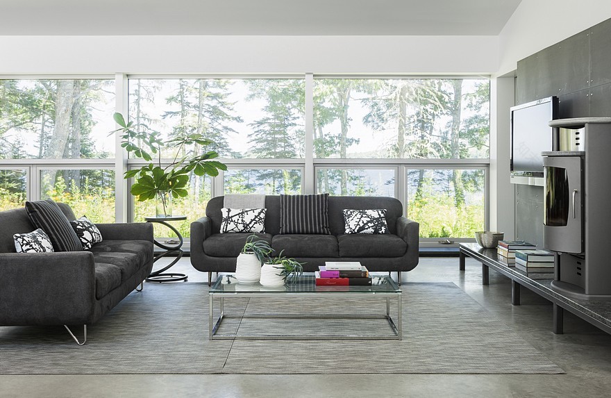 Maine Contemporary Retreat in a Scenic Cove Surrounding by a Dense Forest-17