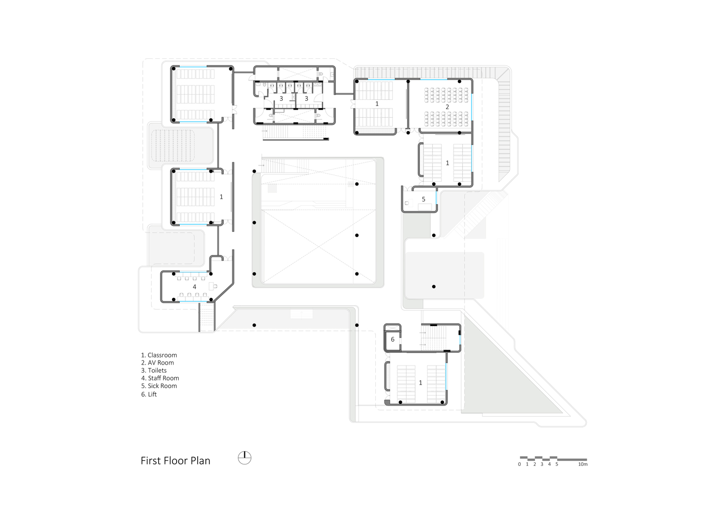 印度乡村校园新地标 | 融入本土元素的低成本绿色设计-44