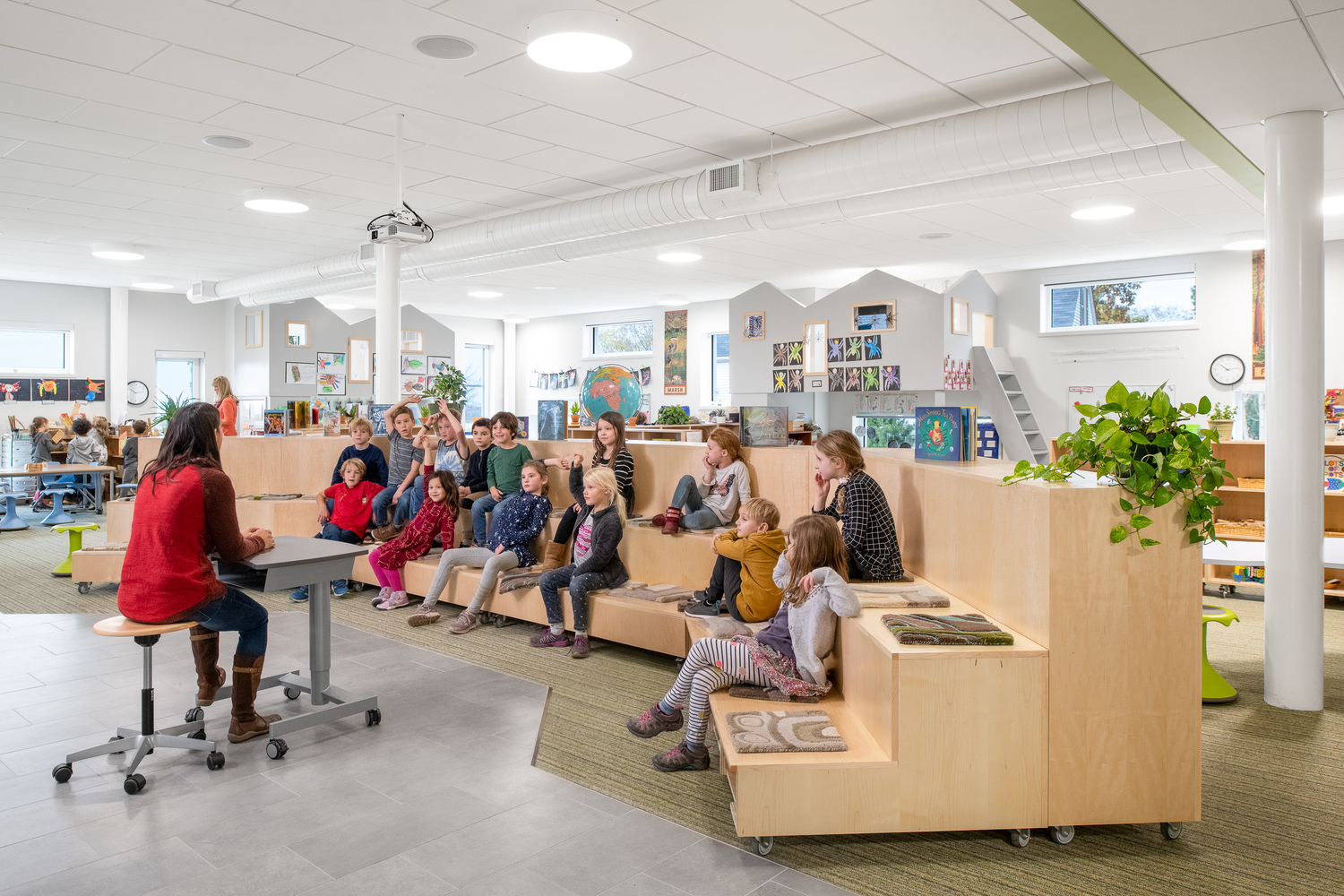 波特兰韦恩弗利特小学低年级部丨美国波特兰丨Simons Architects-34